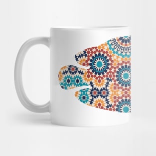 Fish Silhouette with Pattern Mug